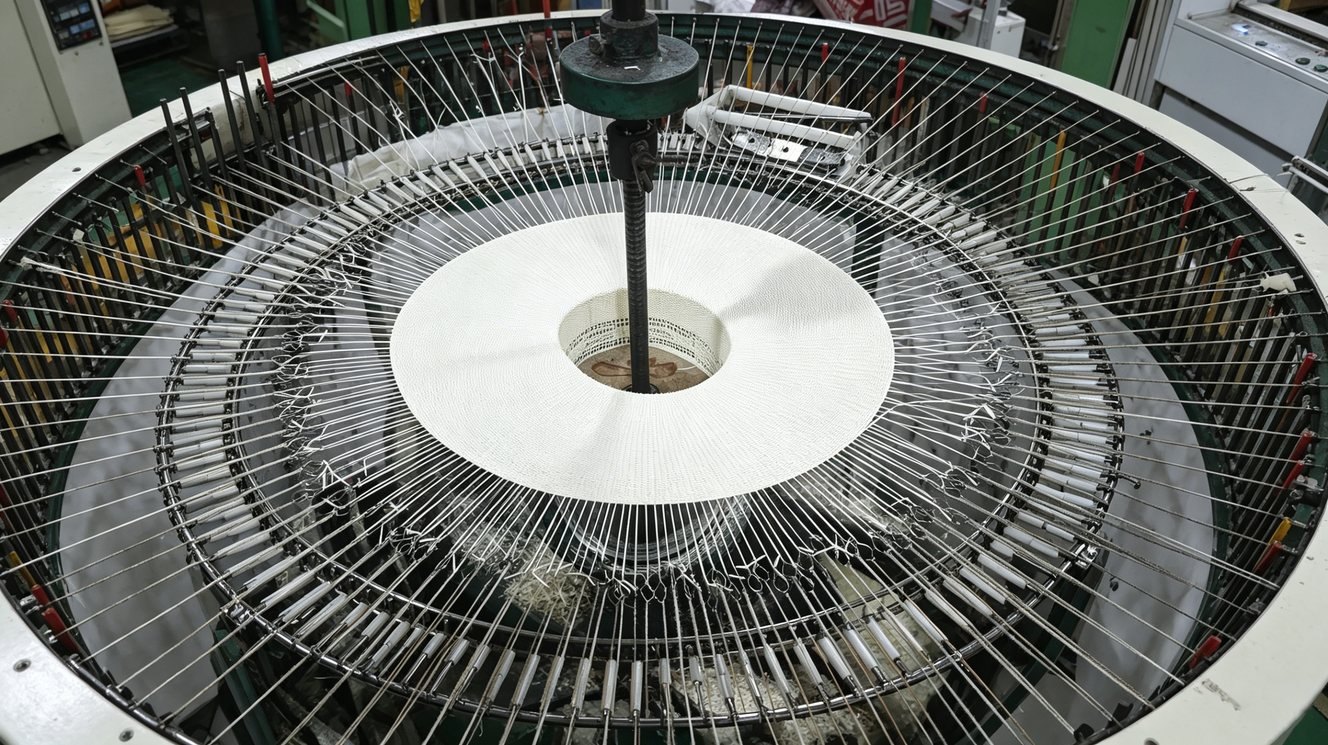 Automated machine weaving process producing high-quality Bangora Hat Body with consistent craftsmanship