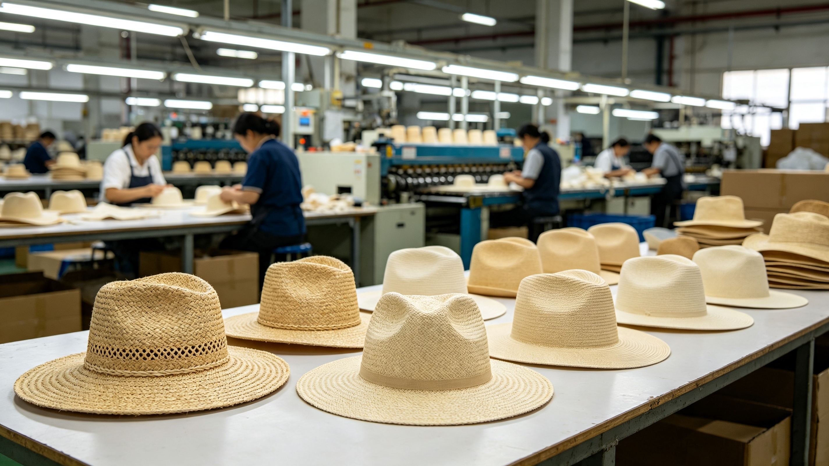 Bangora machine woven hats for long term B2B manufacturing partnership